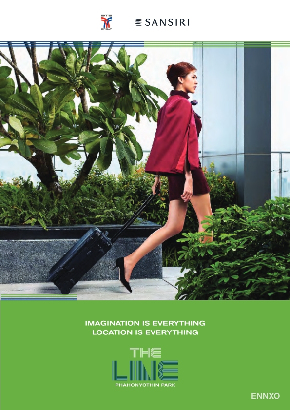 รูป โบรชัวร์ ของ โครงการ เดอะ ไลน์ พหลโยธิน พาร์ค หน้า 1