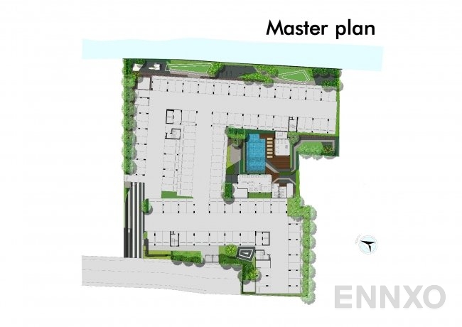 แปลนชั้น Building E (Master) ของโครงการ The Niche ID - Rama 2