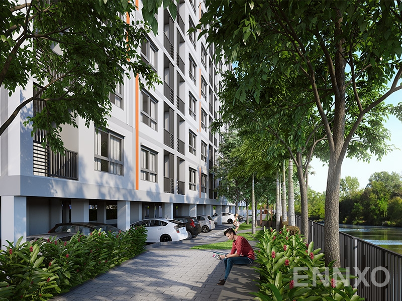 รูป ภายนอกโครงการ ของ The Niche ID - Rama 2 - รูปที่ 4