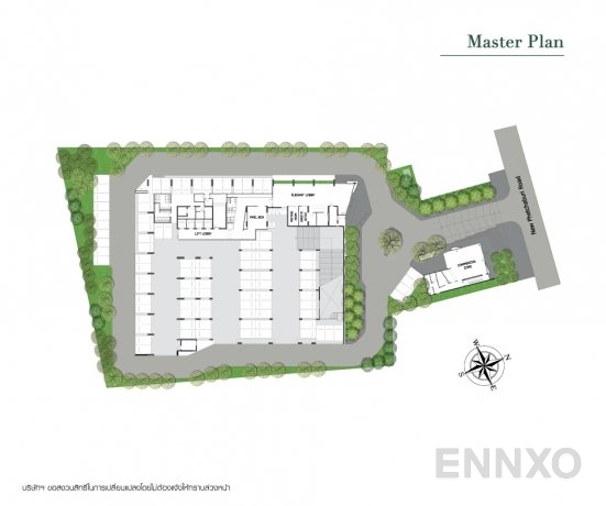 แปลนชั้น Master Plan ของโครงการ เดอะ นิช ไพรด์ ทองหล่อ-เพชรบุรี
