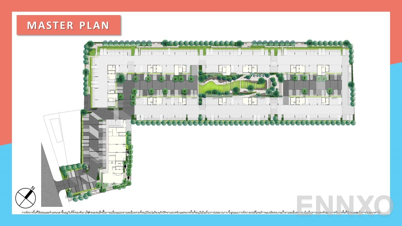 แปลนชั้น Master Plan ของโครงการ ดิ ออริจิ้น รามอินทรา 83 สเตชั่น