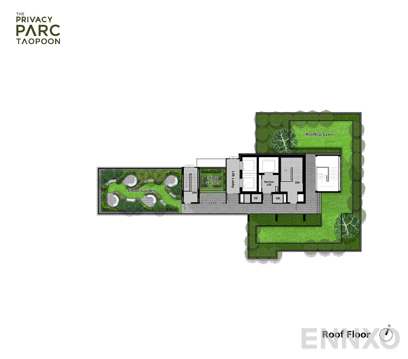 แปลนชั้น Plan 8 ของโครงการ เดอะ ไพเวซี่ พาร์ค เตาปูน