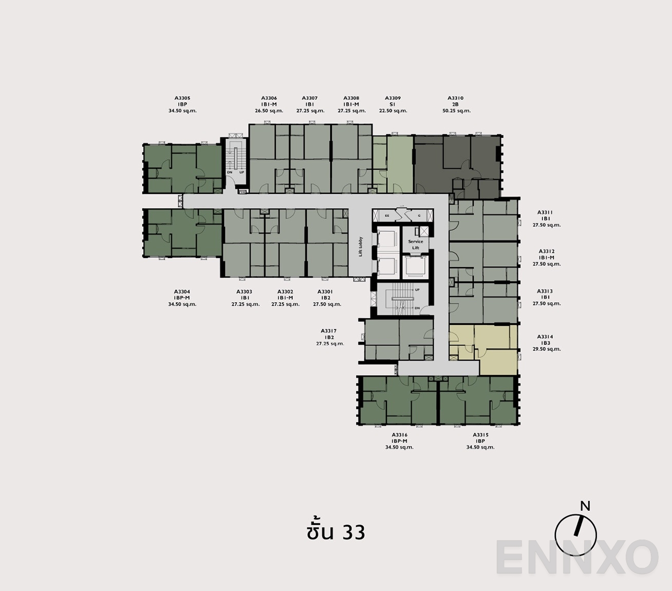 แปลนชั้น Plan 4 ของโครงการ เดอะ ไพรเวซี่ เตาปูน อินเตอร์เชนจ์