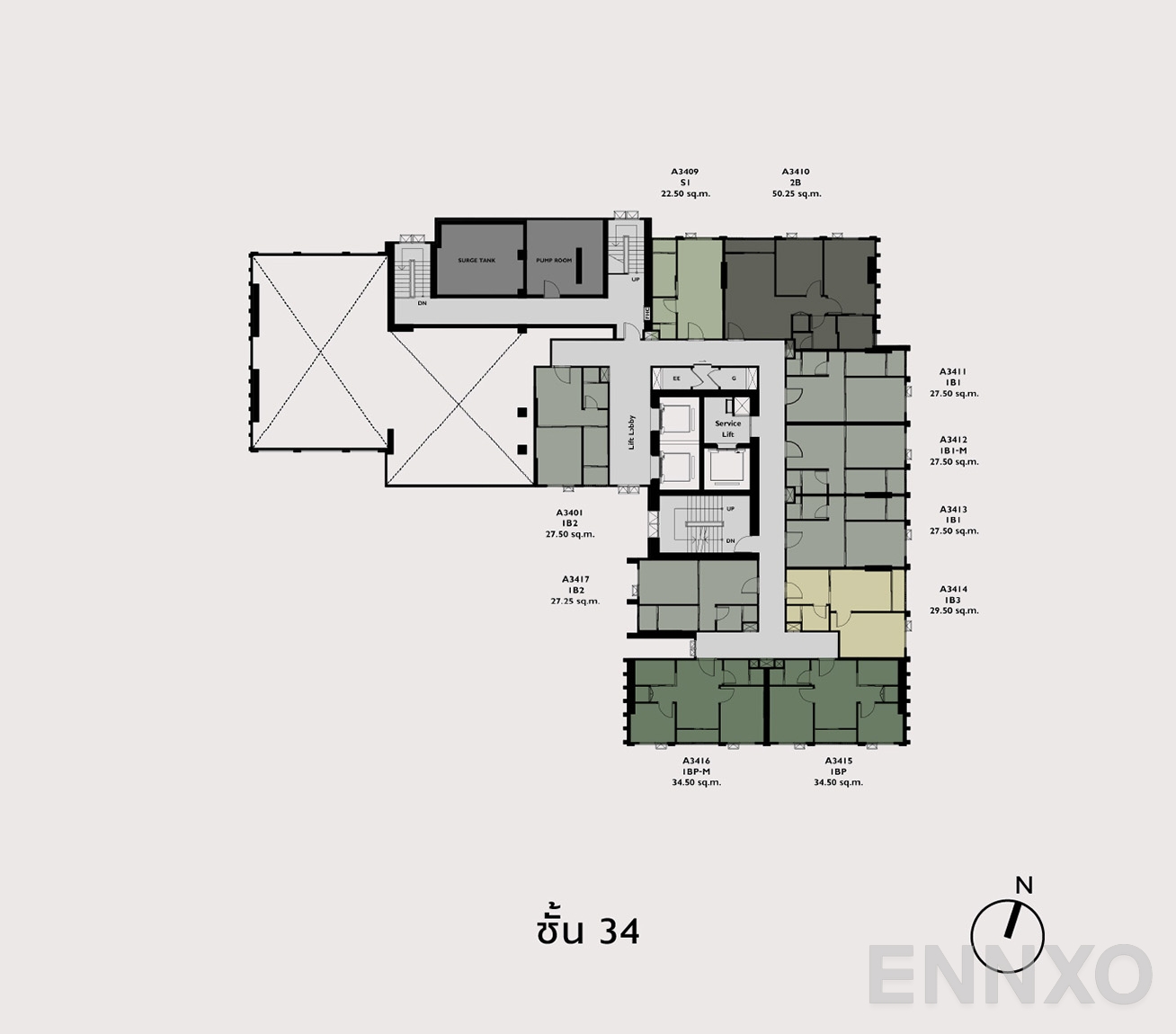 แปลนชั้น Plan 5 ของโครงการ เดอะ ไพรเวซี่ เตาปูน อินเตอร์เชนจ์