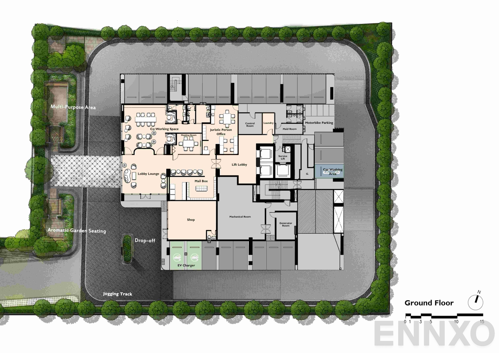 แปลนชั้น Plan 8 ของโครงการ เดอะ ไพรเวซี่ เตาปูน อินเตอร์เชนจ์