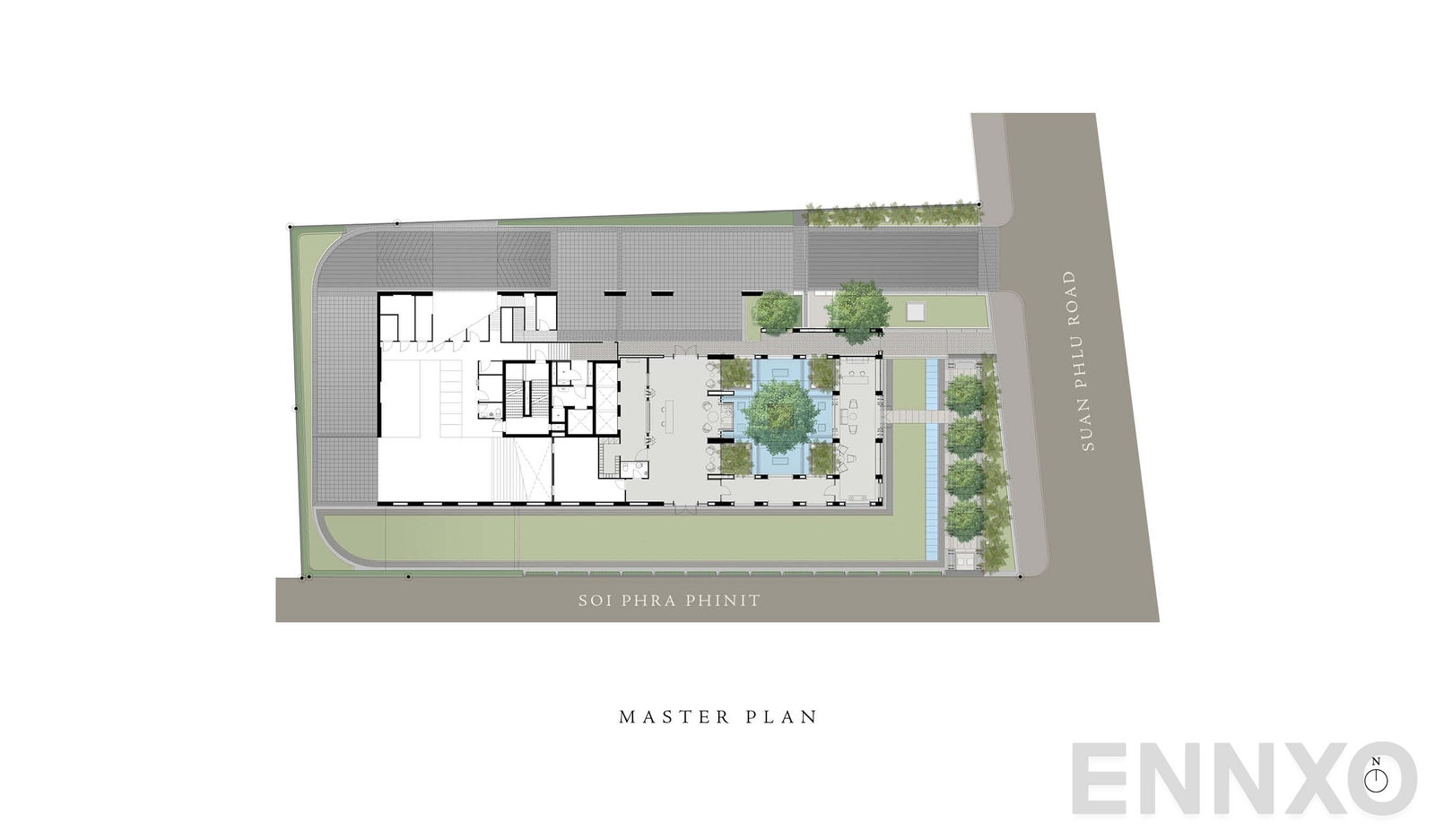 แปลนชั้น Plan 1 ของโครงการ เดอะ รีเซิร์ฟ สาทร