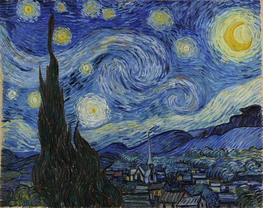 ภาพ The Starry Night, 1889