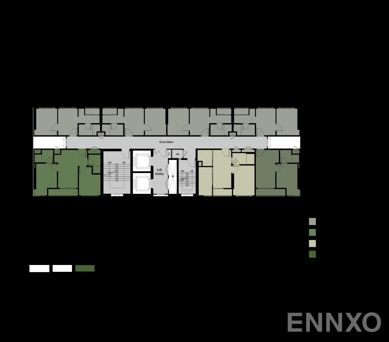 แปลนชั้น Plan 2 ของโครงการ เดอะ ทรี หัวหมาก อินเตอร์เชนจ์