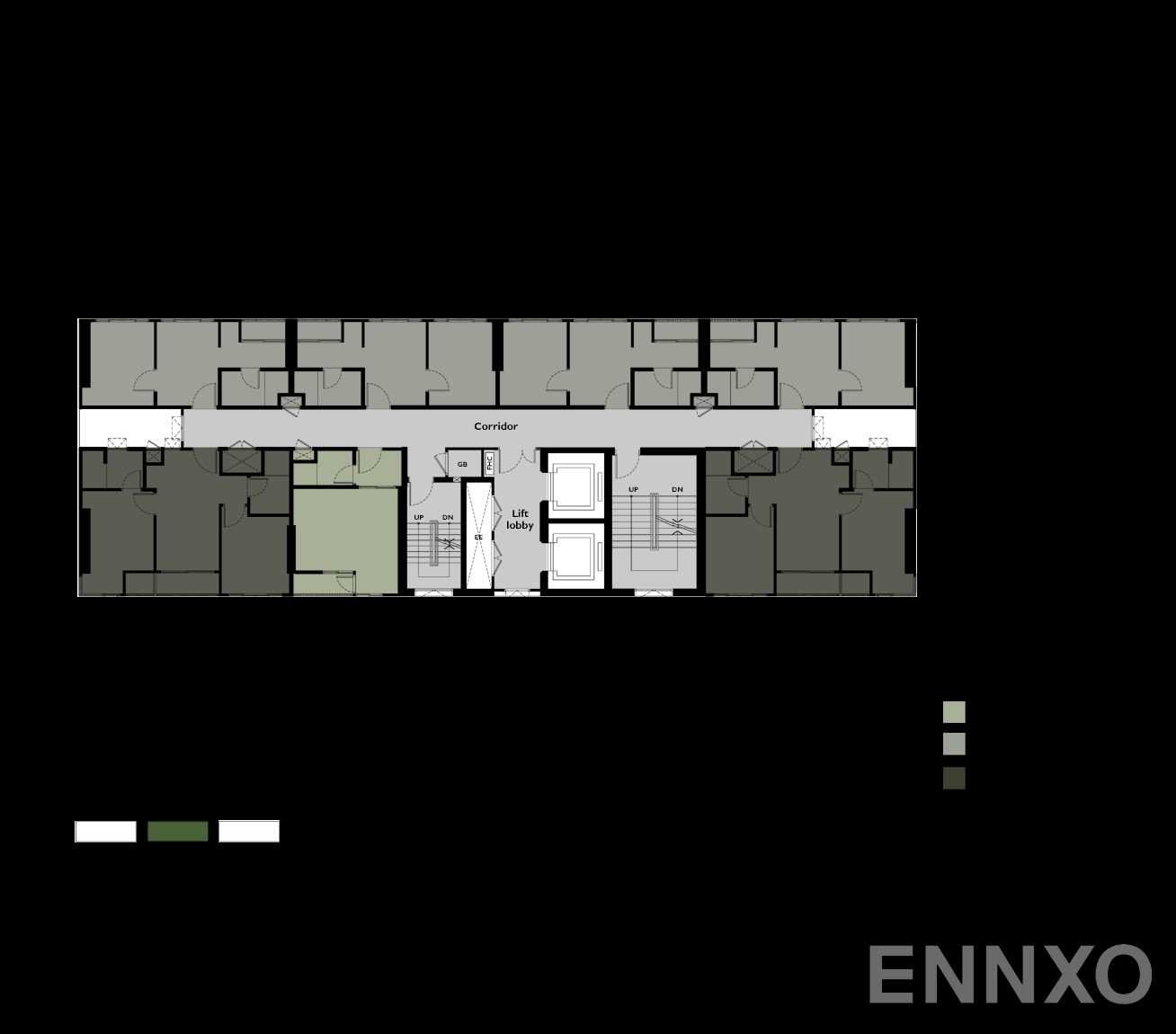 แปลนชั้น Plan 3 ของโครงการ เดอะ ทรี หัวหมาก อินเตอร์เชนจ์
