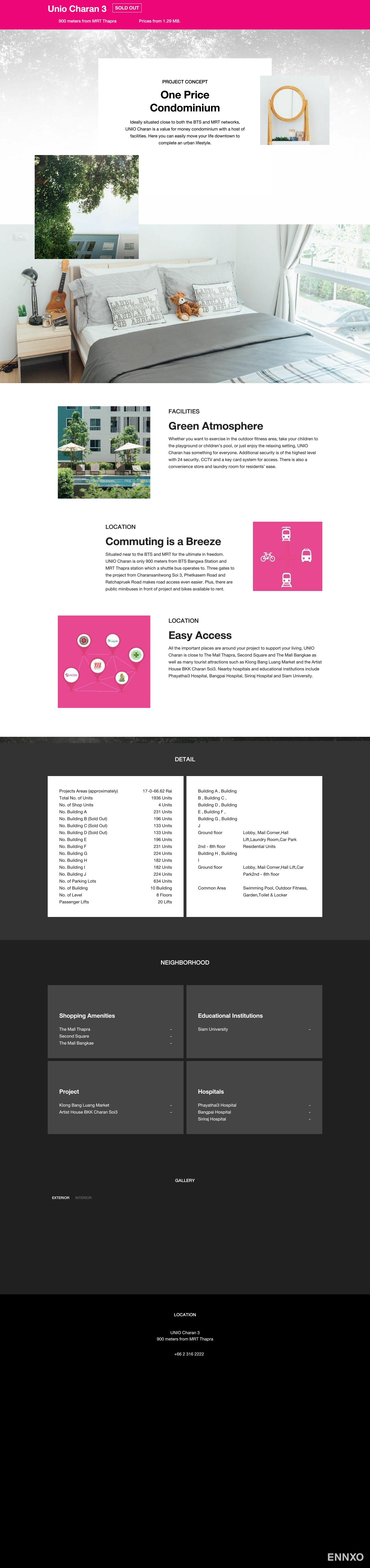 รูป โบรชัวร์ ของ โครงการ ยูนิโอ คอนโด จรัญฯ 3 หน้า 1