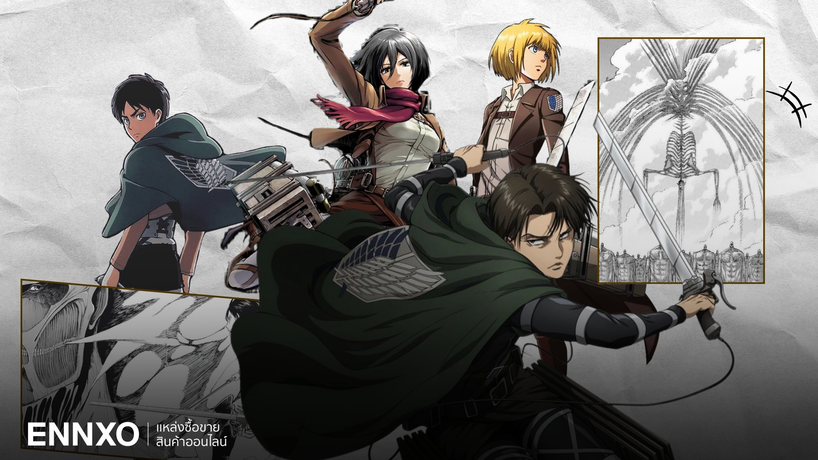 เรียงภาค Attack on Titan ผ่าพิภพไททัน พร้อมช่องทางดูถูกลิขสิทธิ์ ทุกซีซั่น