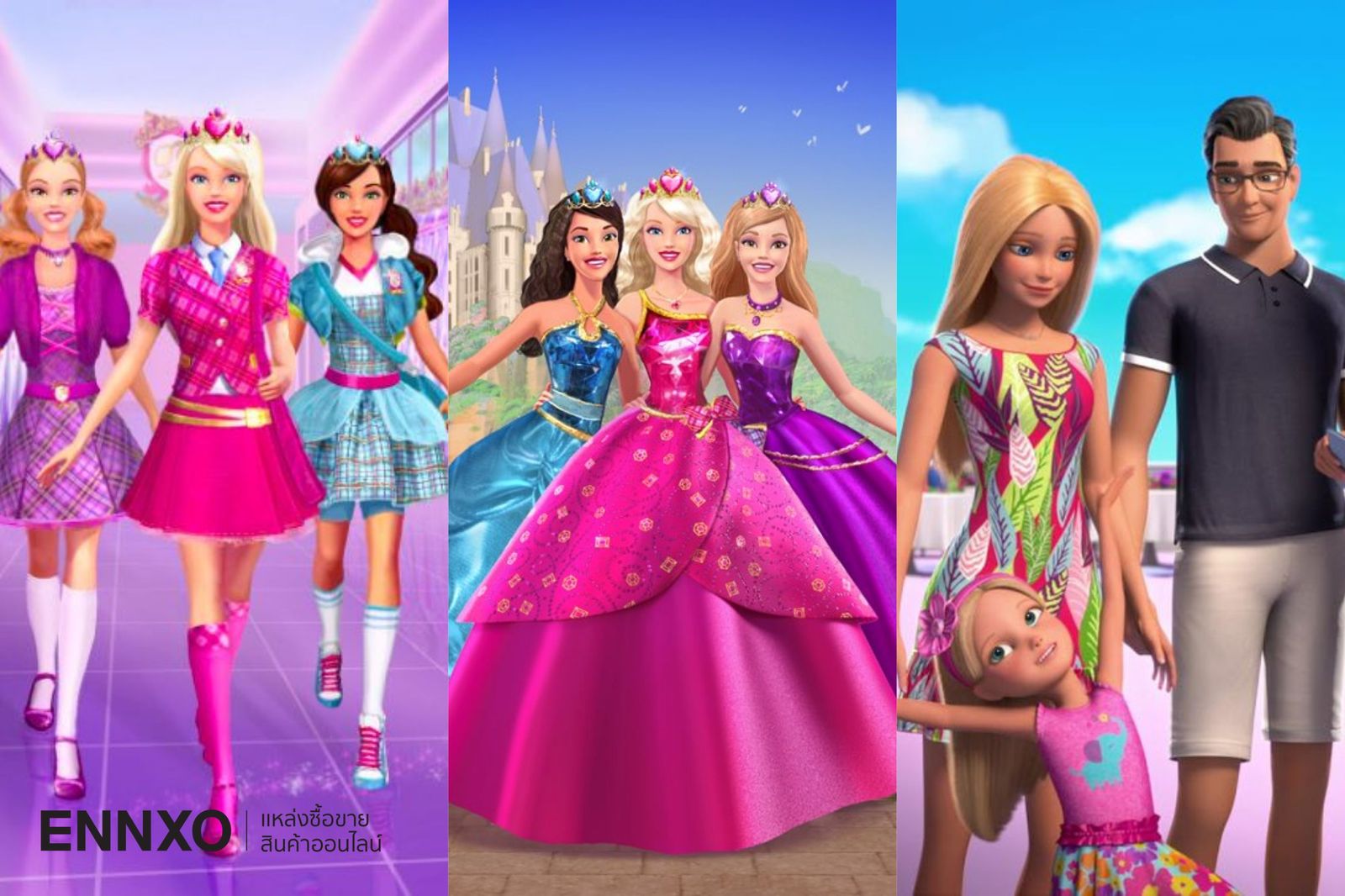 บาร์บี้ (Barbie) ทั้งหมดมีกี่ภาค ดูการ์ตูนบาร์บี้ทั้งหมดได้ที่ไหน 