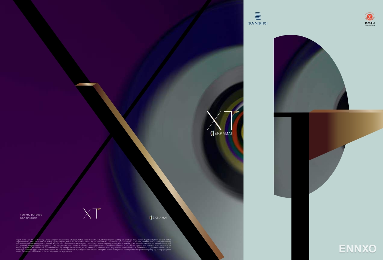 รูป โบรชัวร์ ของ โครงการ XT Ekkamai หน้า 1