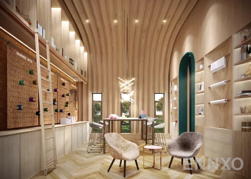 รูปจำลองห้องศิลปะและงานฝีมือของ เอ็กซ์ที ห้วยขวาง