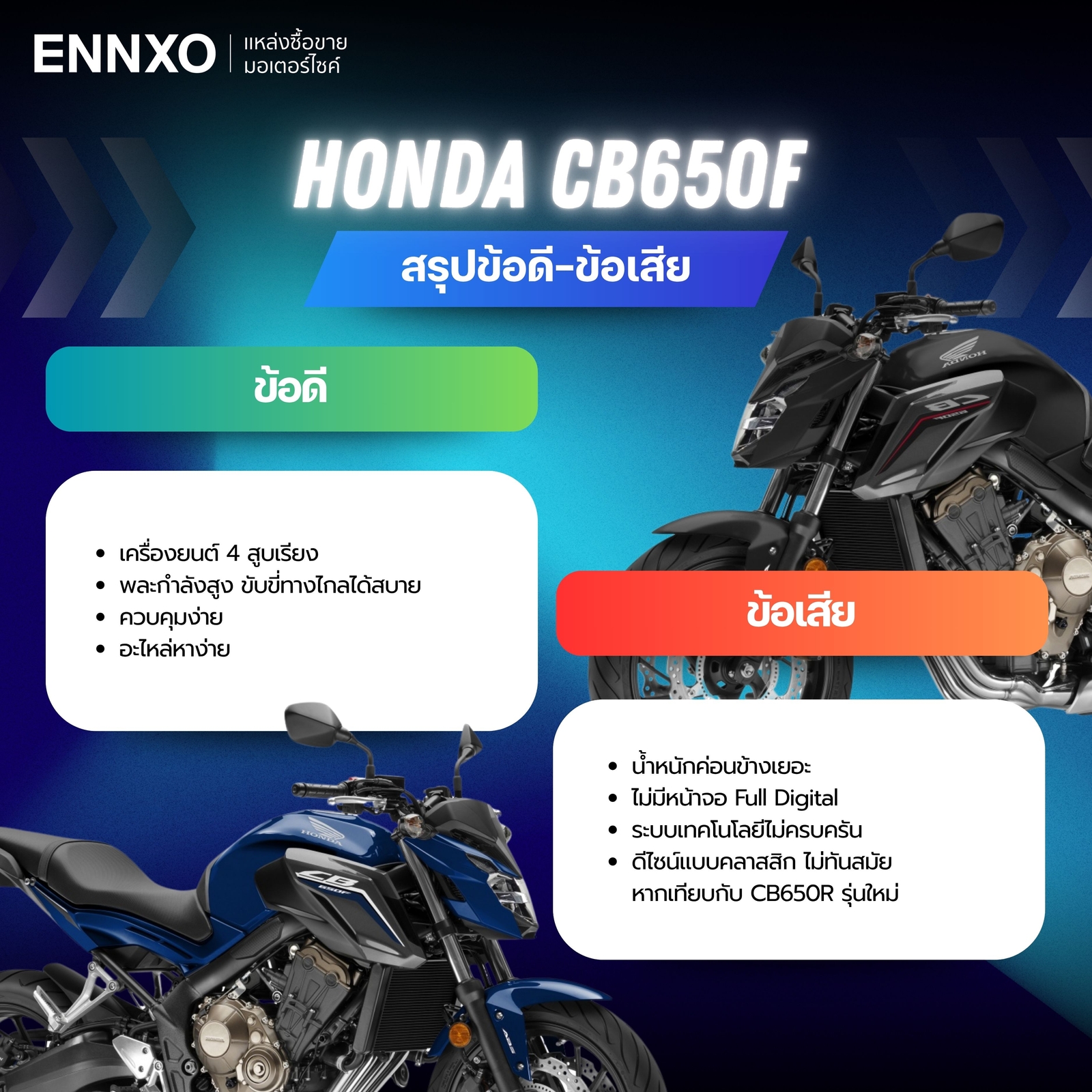 จุดเด่น-honda-cb650f-ข้อดี-ข้อเสีย