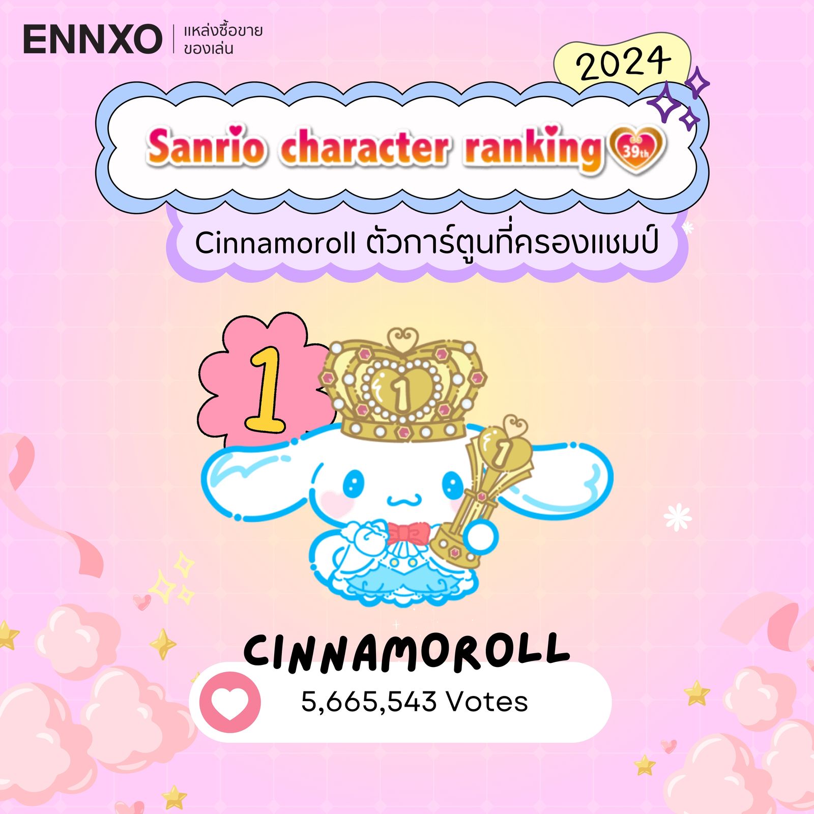 ตัวการ์ตูนหมา Sanrio