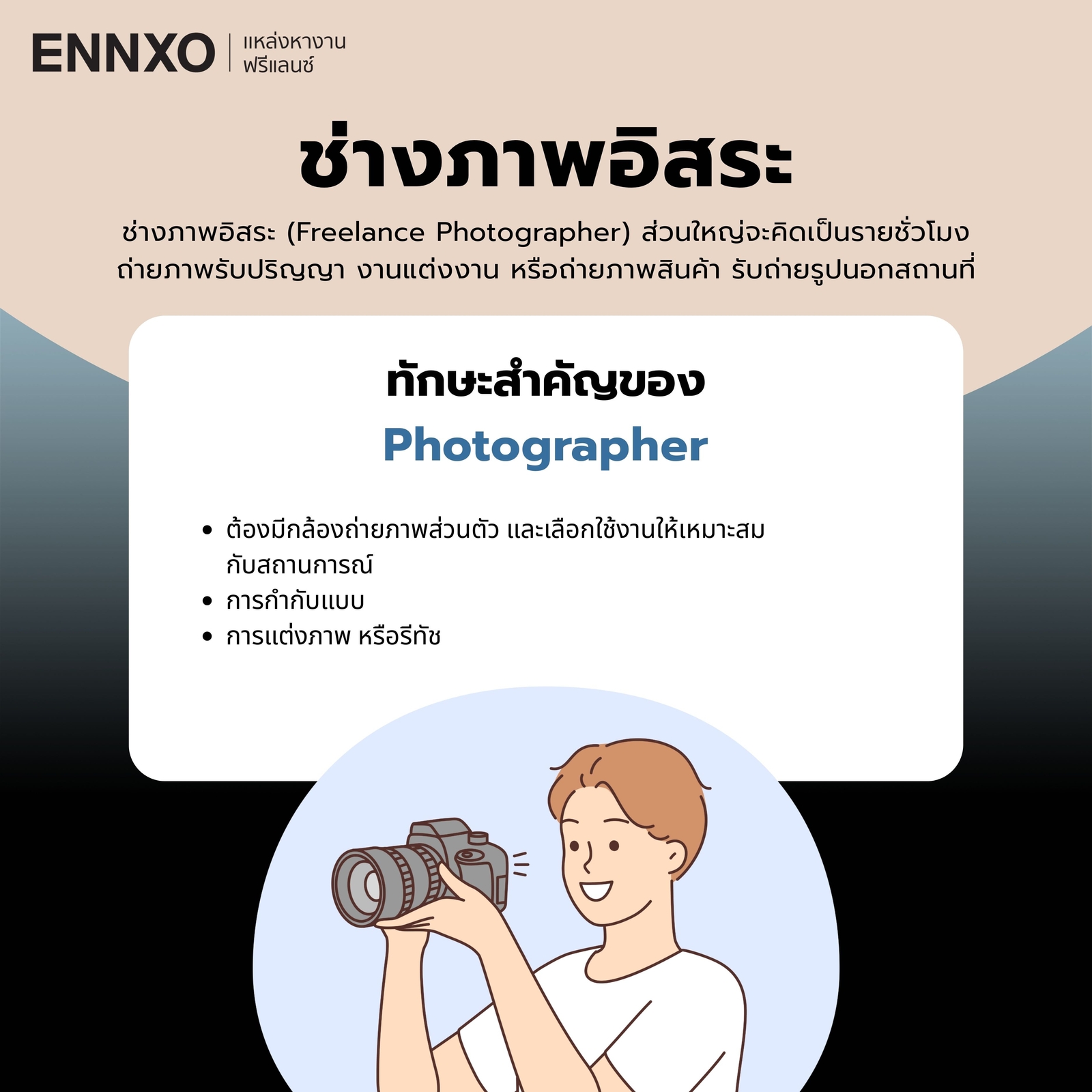 ช่างภาพอิสระฟรีแลนซ์
