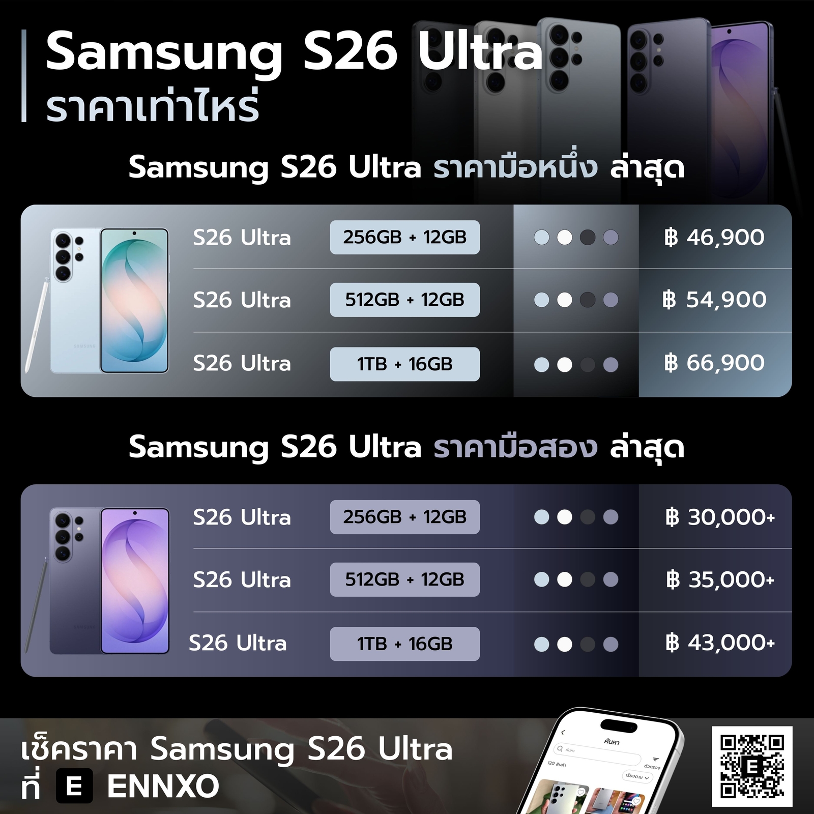 ซัมซุง-s26-ultra-มือสอง-ราคาล่าสุด