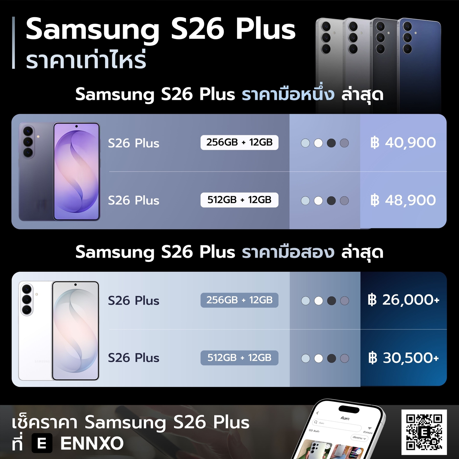 ซัมซุง-s26-พลัส-มือสอง-ราคาล่าสุด