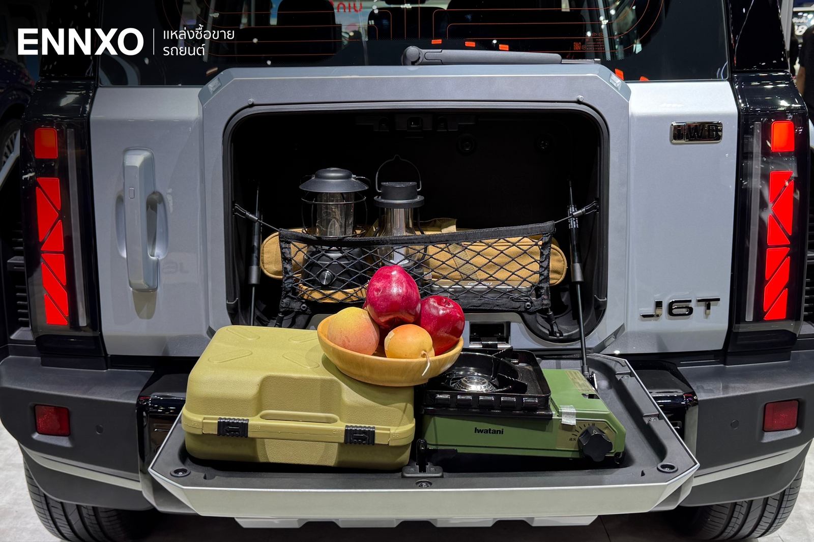 ด้านหลังรถภายนอก JAECOO 6T EV 2026