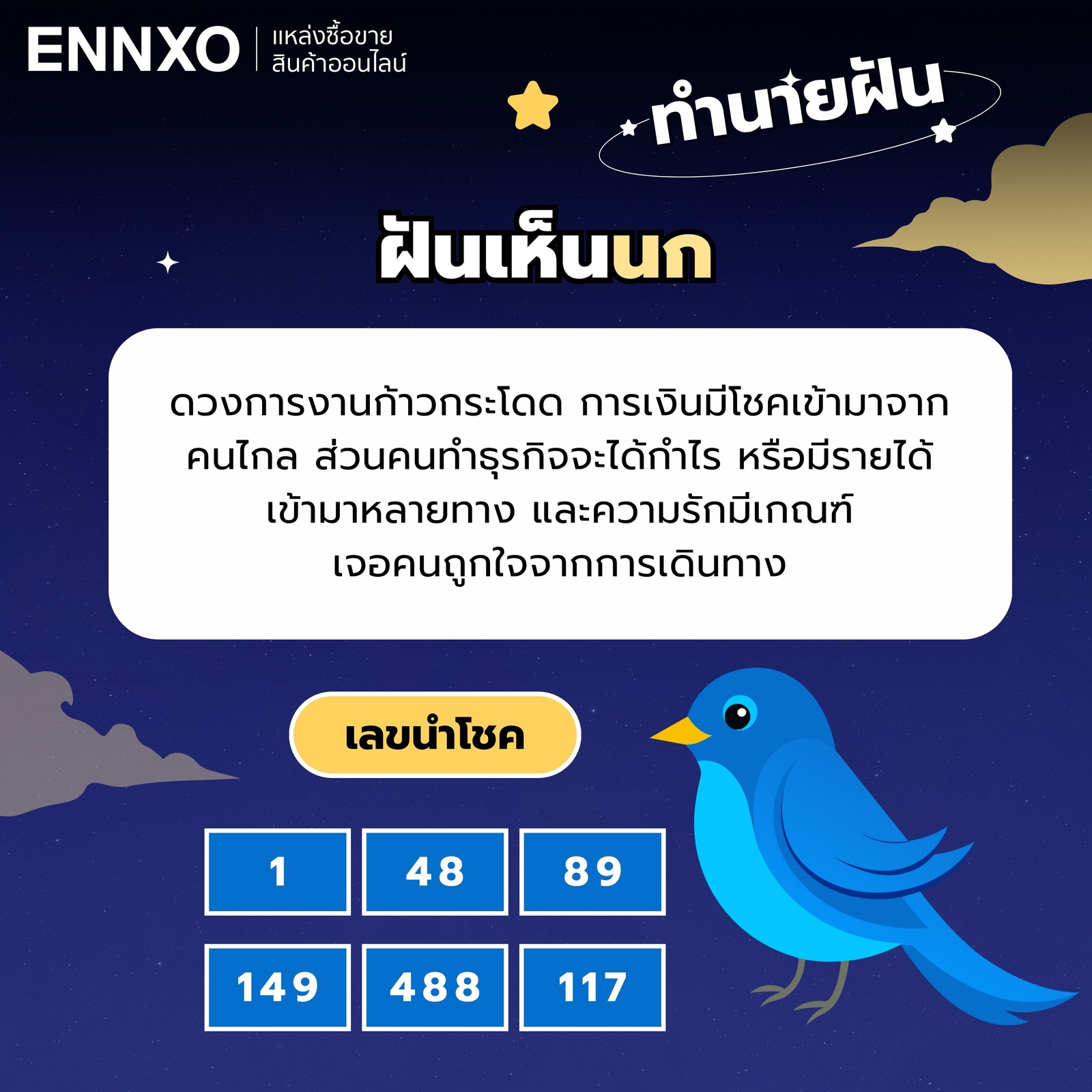 ฝันเห็นนก-เลขเด็ด