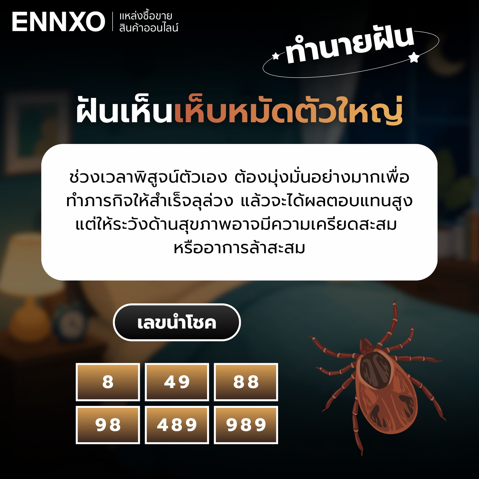 ฝันเห็นเห็บหมัด-ตัวใหญ่-เลขเด็ด