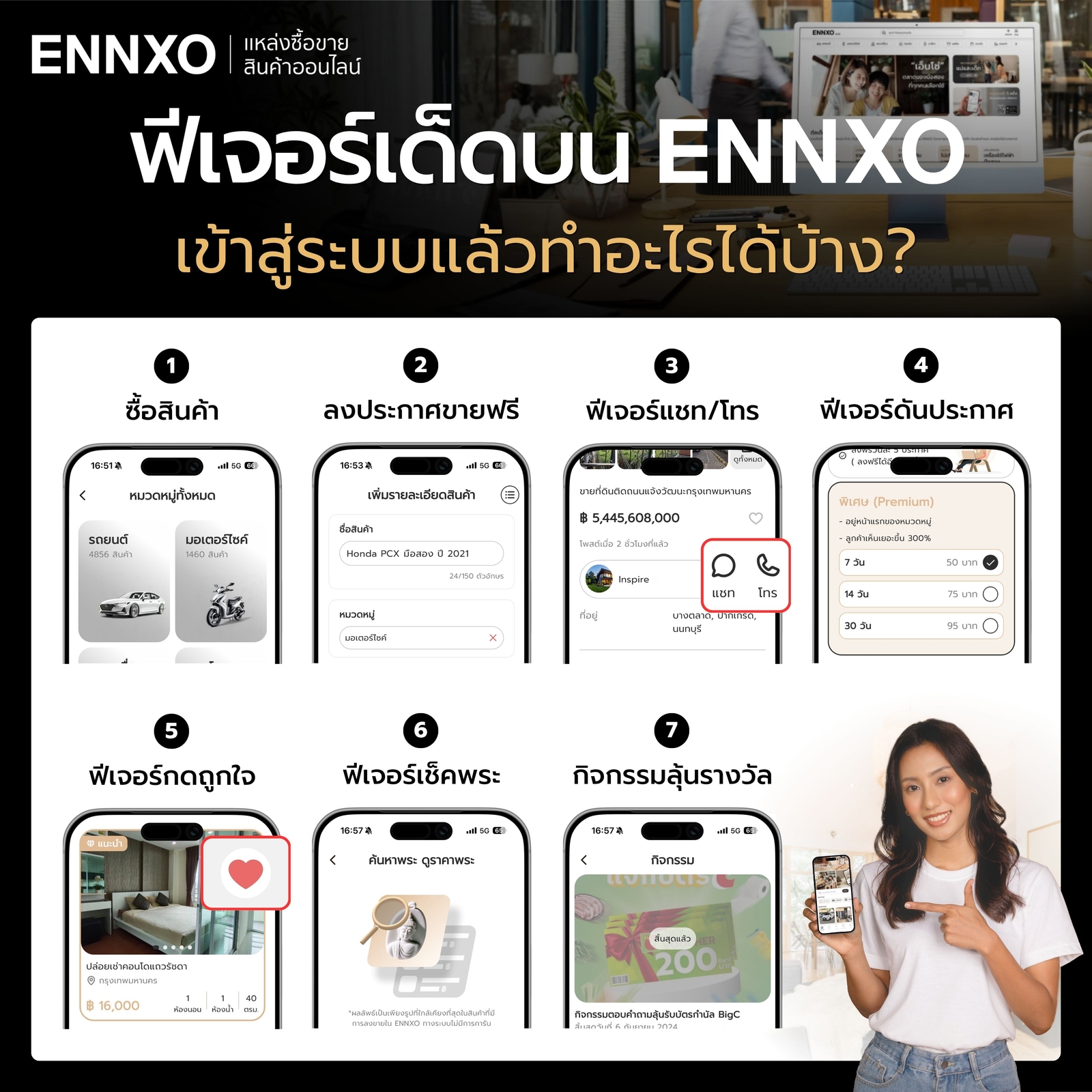 ฟีเจอร์เด็ดบน ENNXO