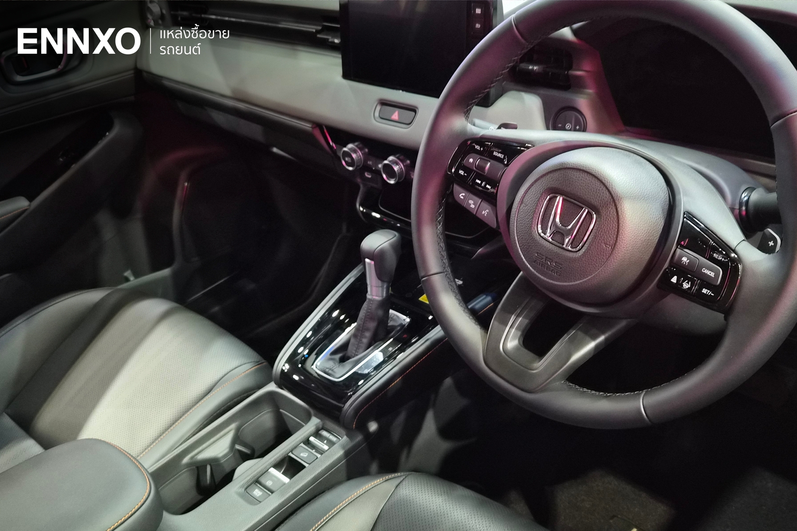 บริเวณคอนโซลหน้า Honda HR-V 2026