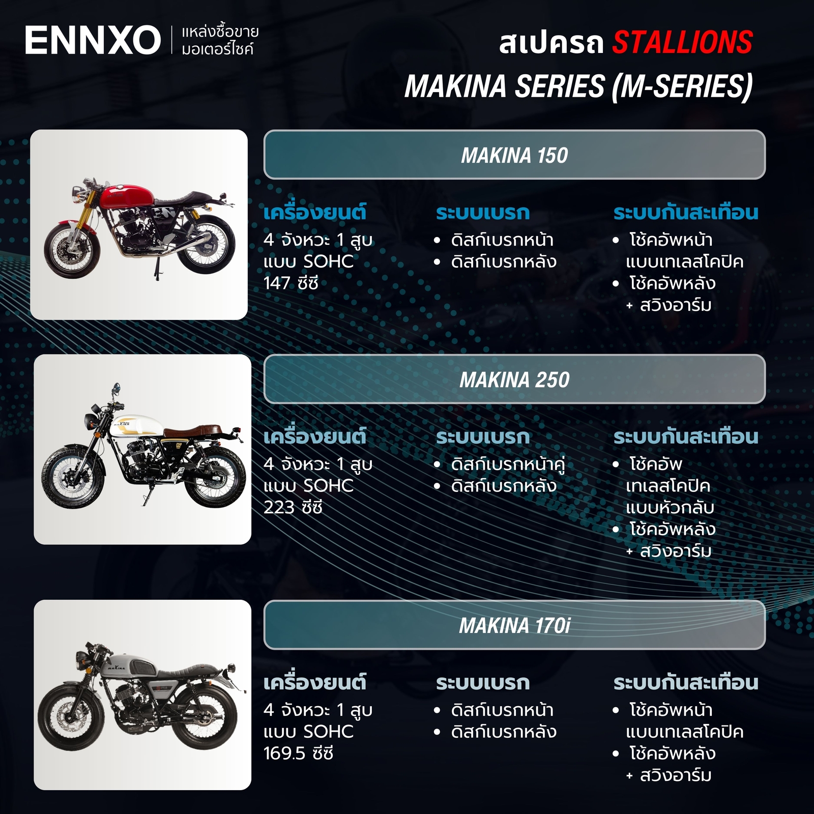 รถสตาเลี่ยน-stallion-makina-รุ่นใหม่ทุกรุ่น