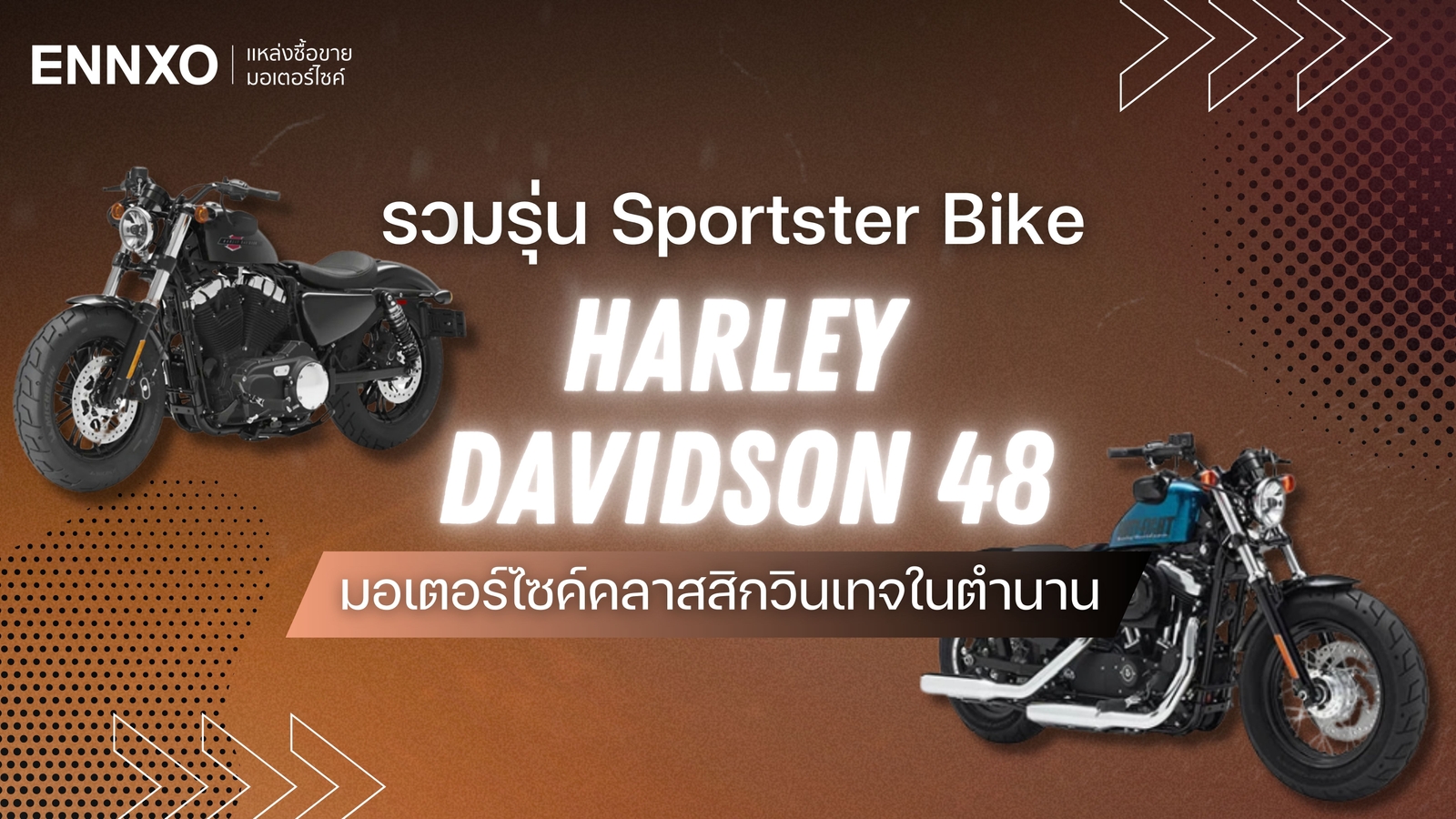 ย้อนดูตำนาน Harley Davidson 48 มีกี่รุ่น รุ่นไหนดี เลิกผลิตยัง