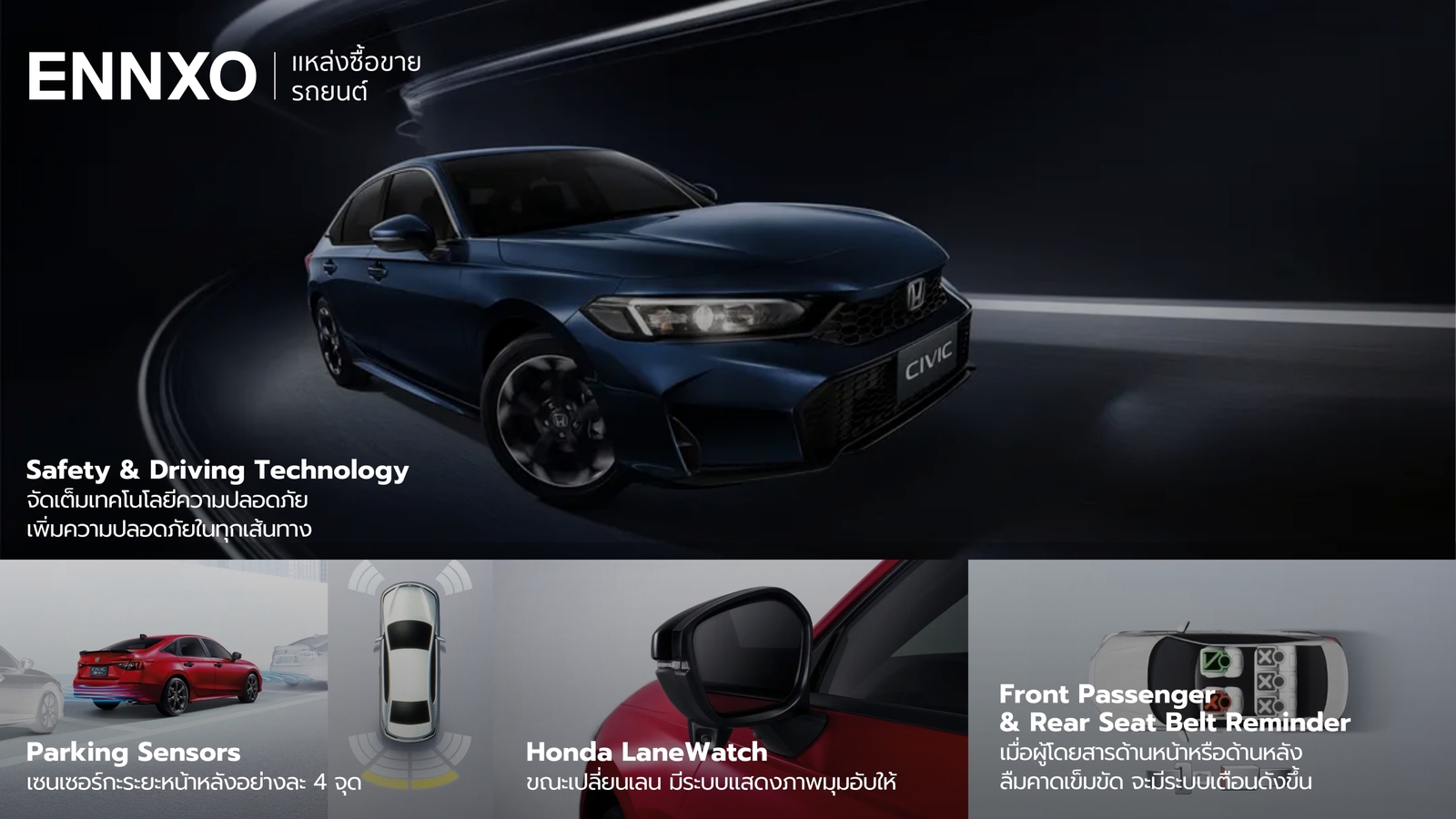 Honda Civic 2025 ระบบเทคโนโลยี