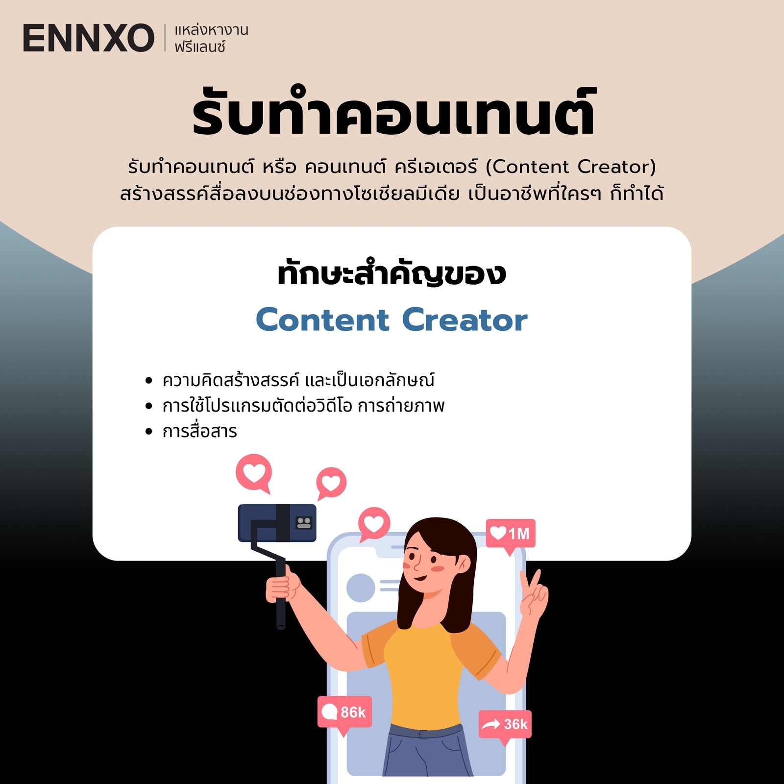 รับทำคอนเทนต์ฟรีแลนซ์