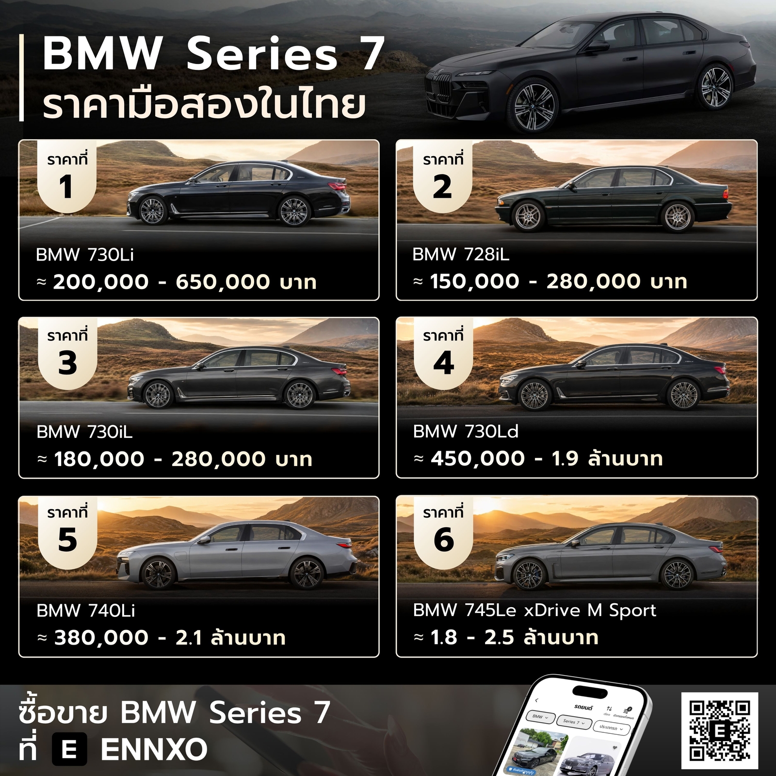 ราคา-bmw-series-7-มือสอง