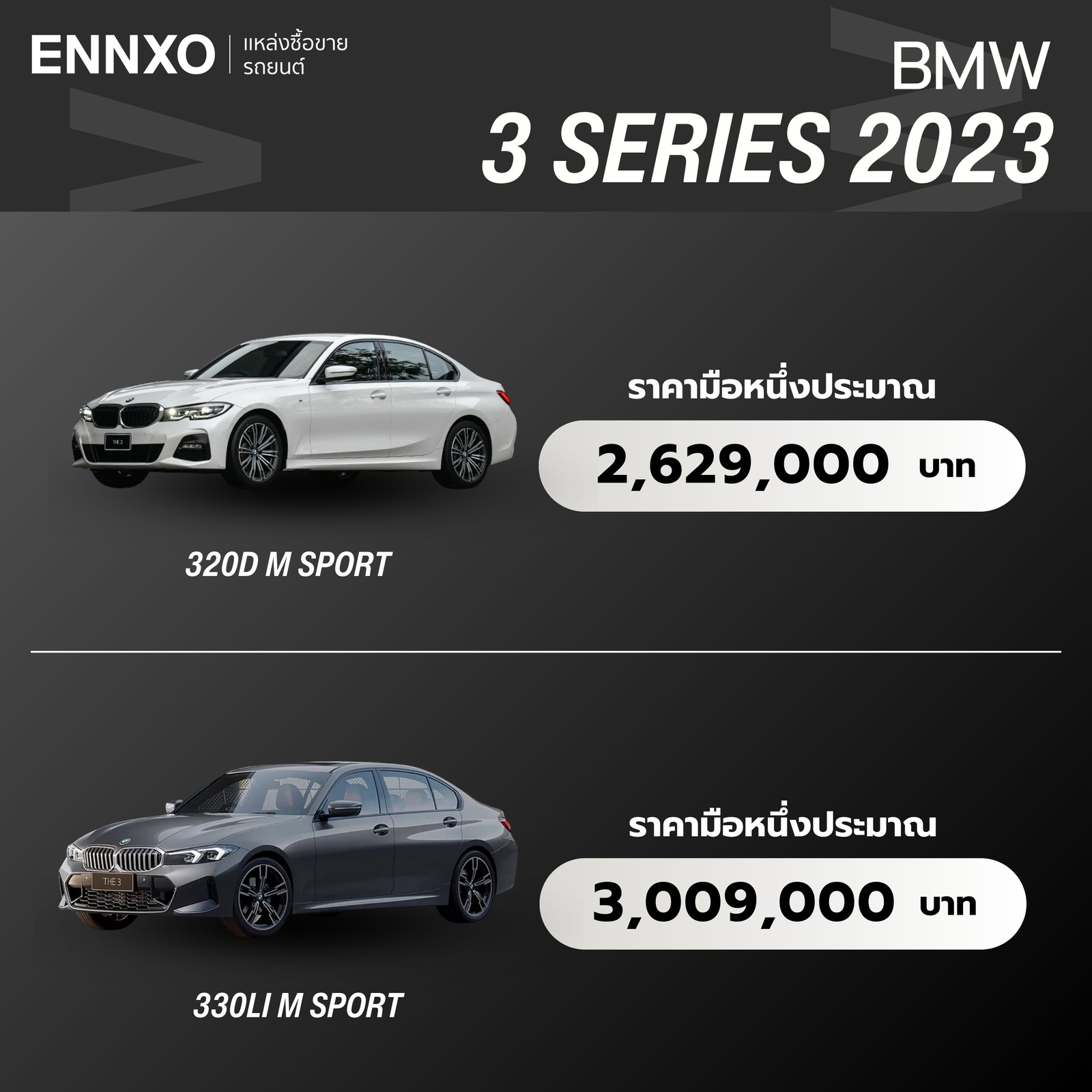 ราคา BMW 3 SERIES 2023