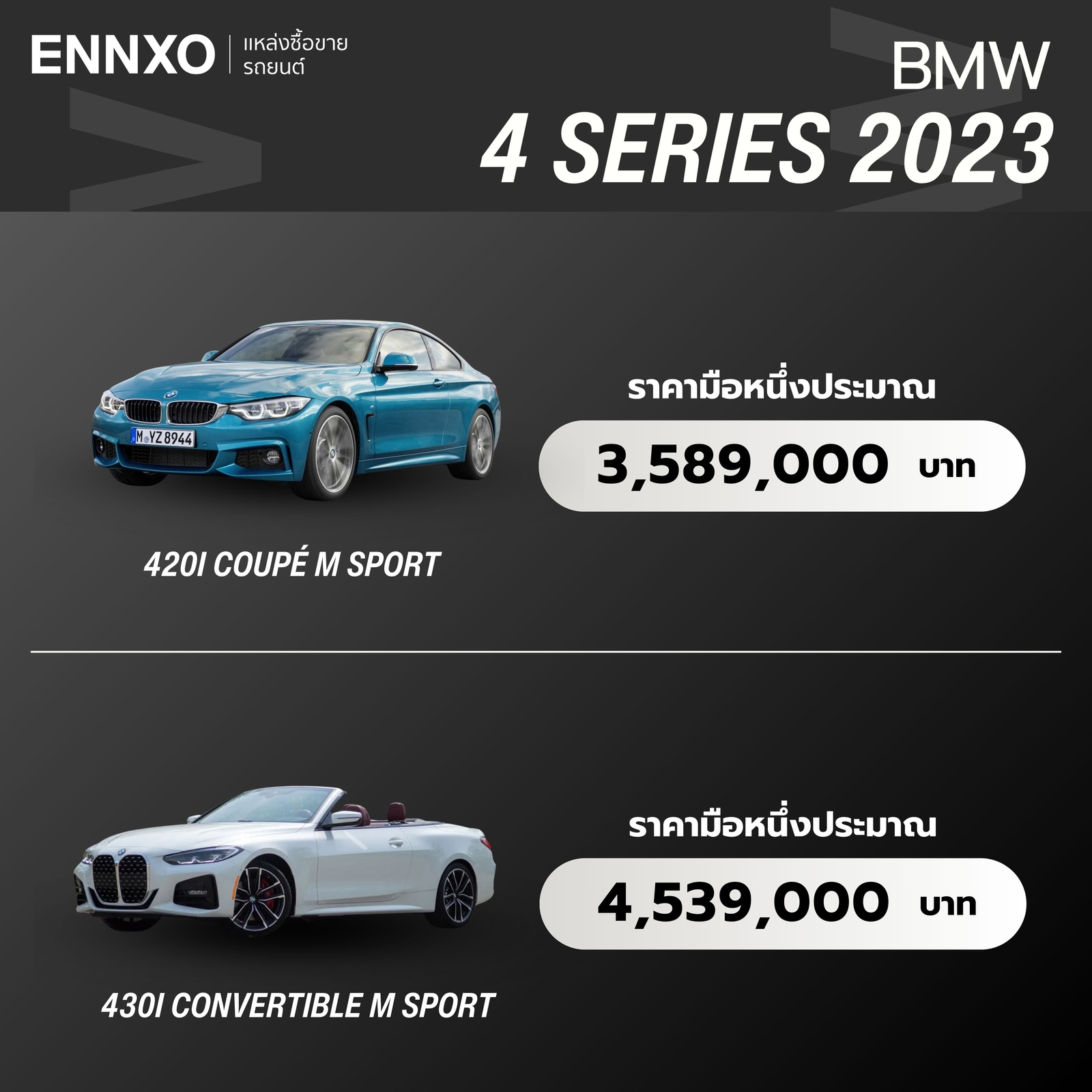 ราคา BMW 4 SERIES 2023