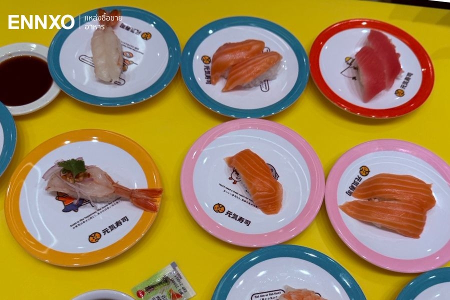 ร้านอาหาร genki sushi เซ็นทรัลเวิลด์