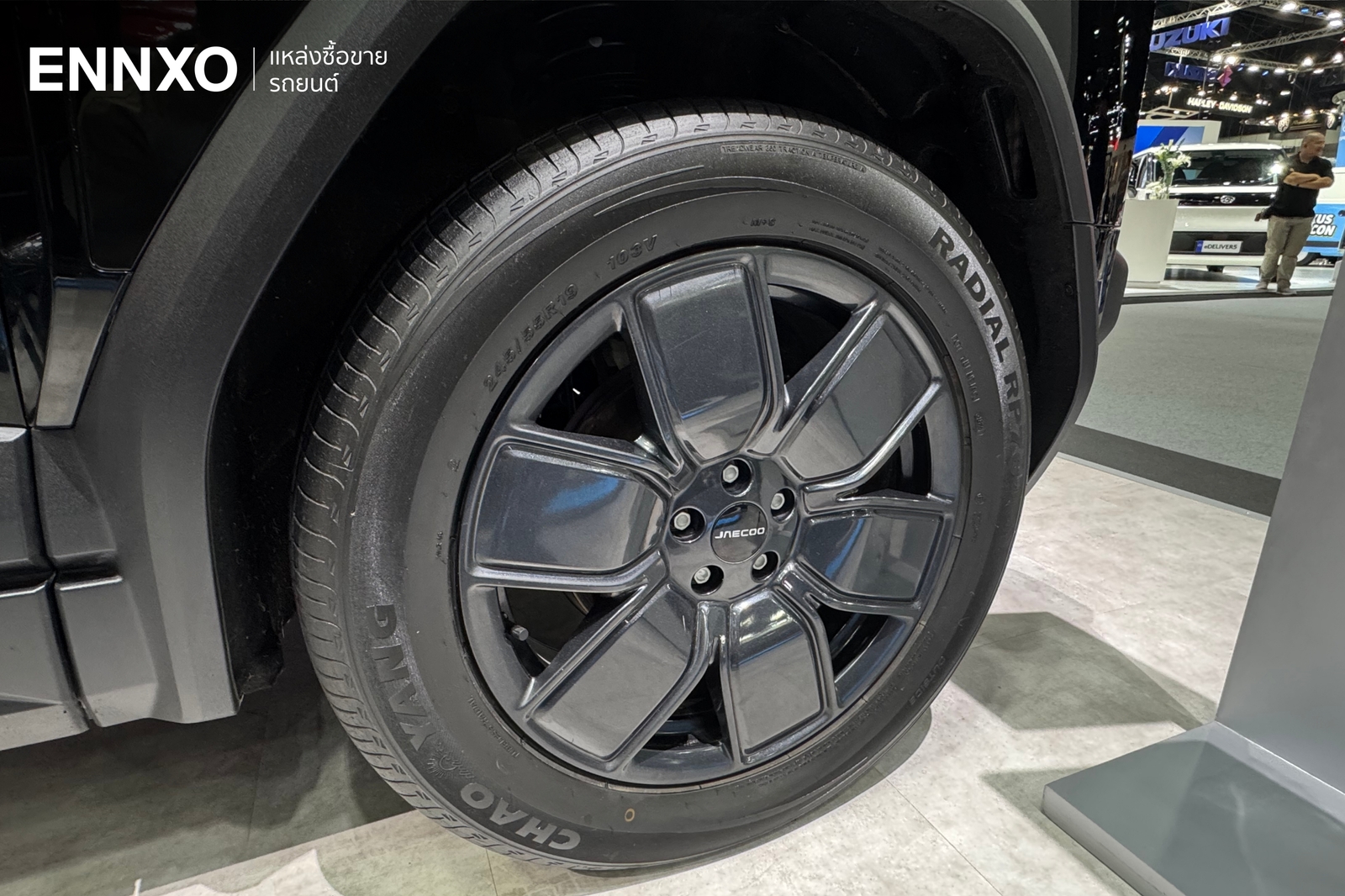 บริเวณล้อของ JAECOO 6T EV 2026