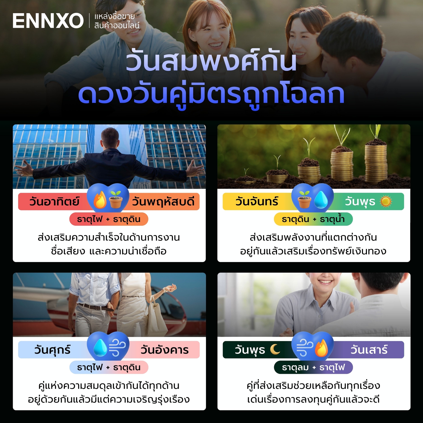 วันคู่สมพงษ์คืออะไรบ้าง