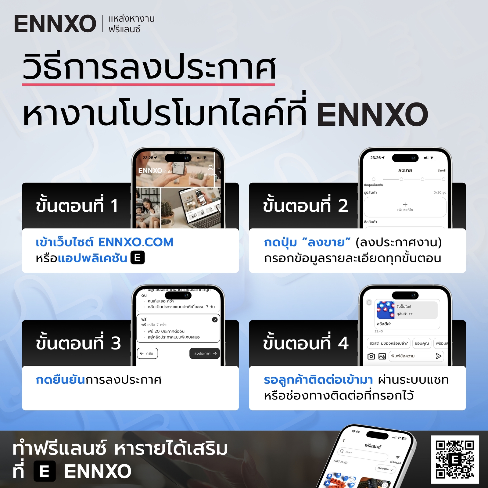 การลงหางานปั๊มไลค์ที่เอ็นโซ่