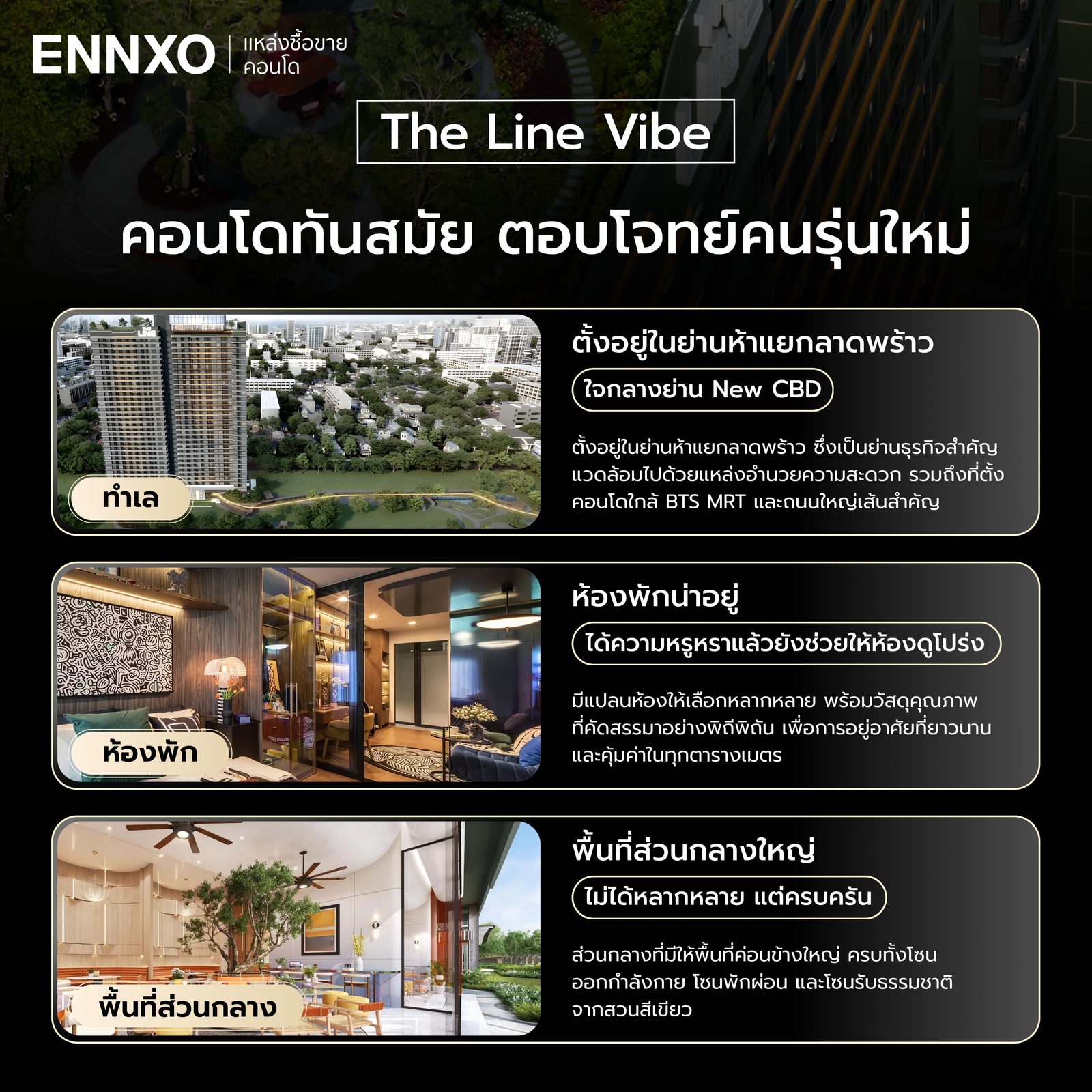 สรุปจุดเด่นของ The Line Vibe