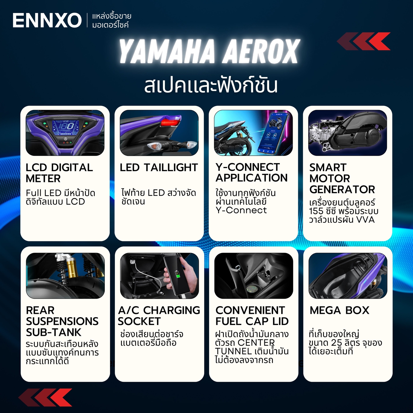 สเปค-yamaha-ยามาฮ่า-aerox
