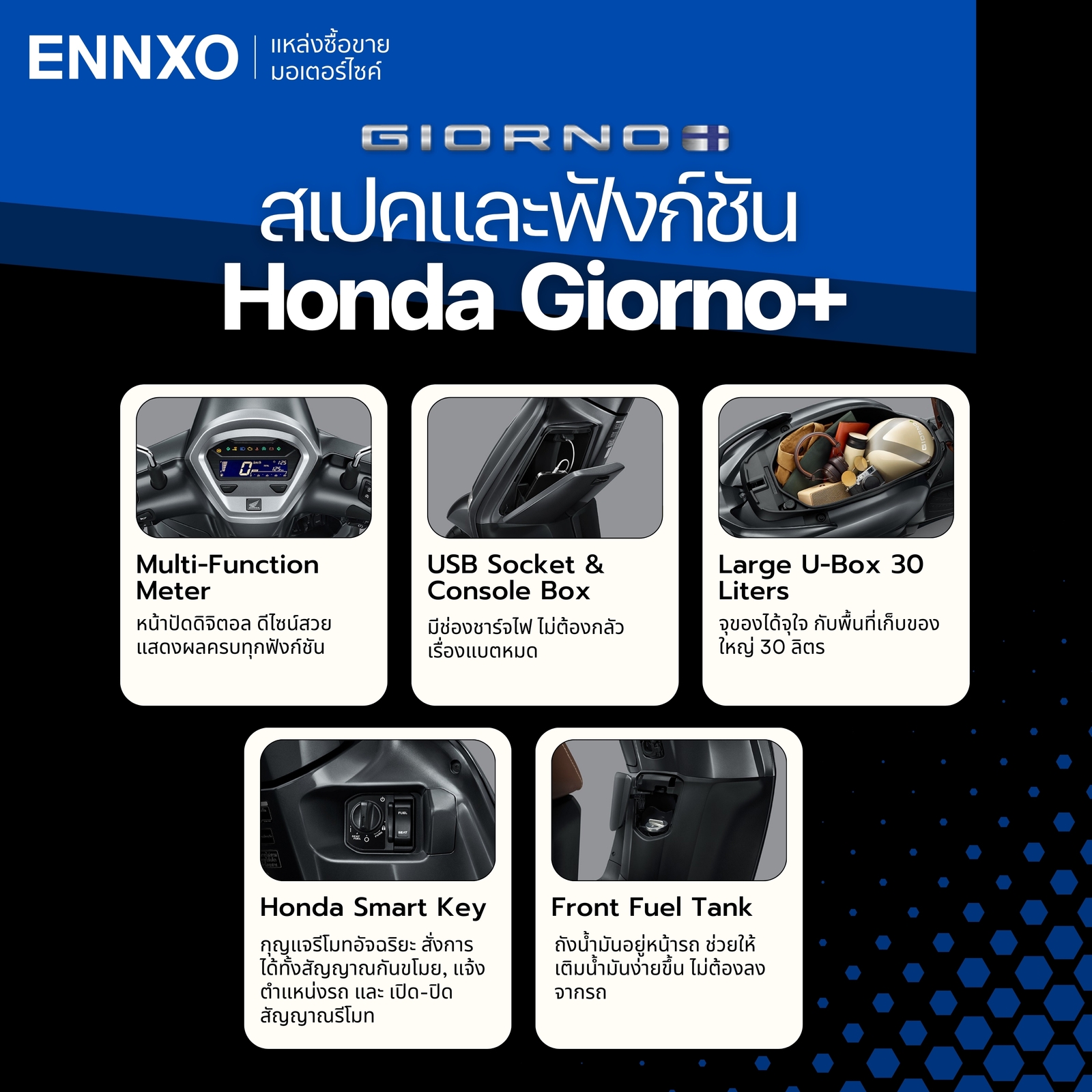 สเปครถ-honda-giorno+-2024