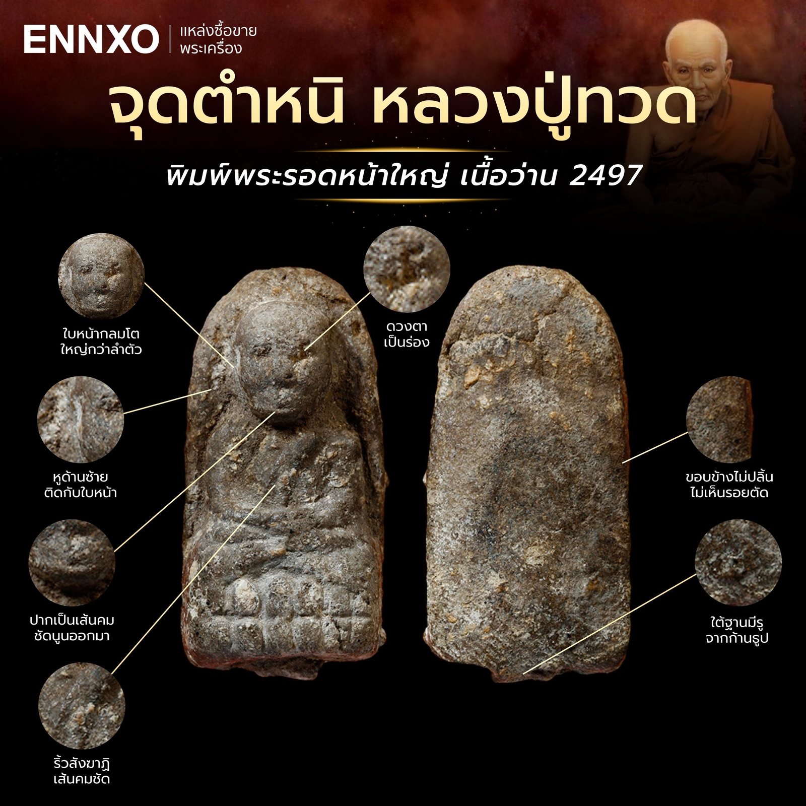 หลวงปู่ทวด-2497-พิมพ์พระรอดใหญ่