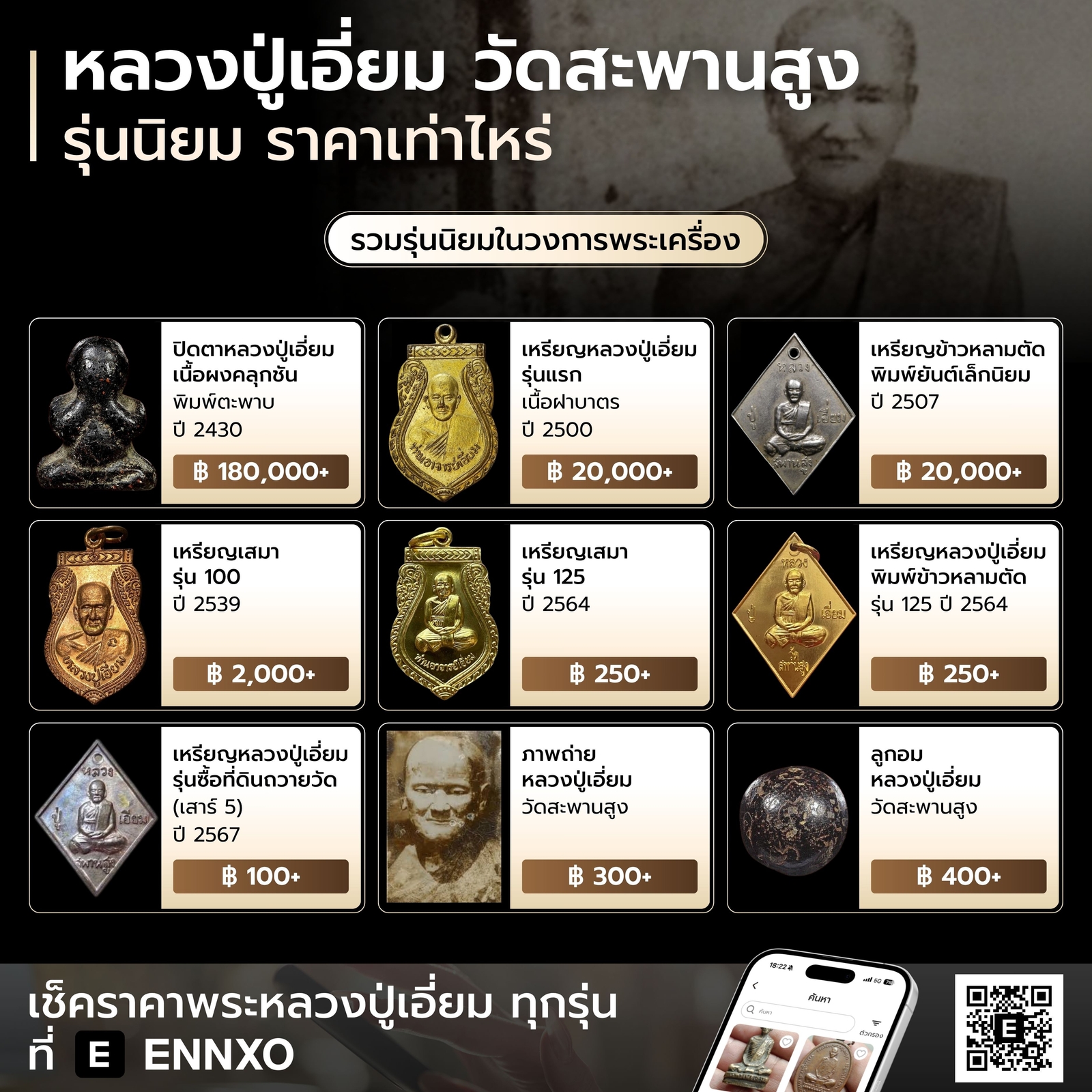 หลวงปู่เอี่ยม-วัดสะพานสูง-ทุกรุ่น-แท้-ราคาเท่าไหร่