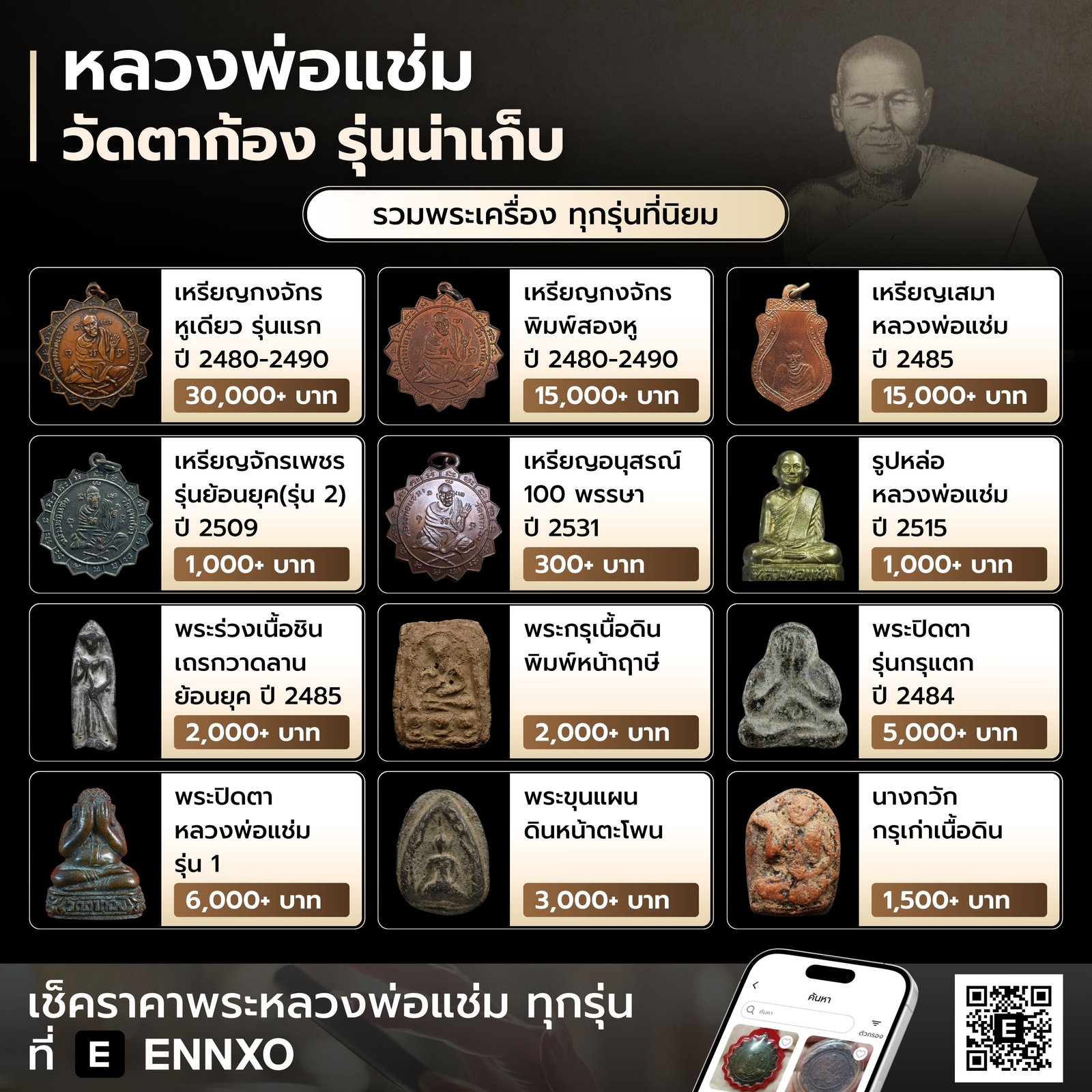 หลวงพ่อแช่ม-วัดตาก้อง-ราคาเท่าไหร่