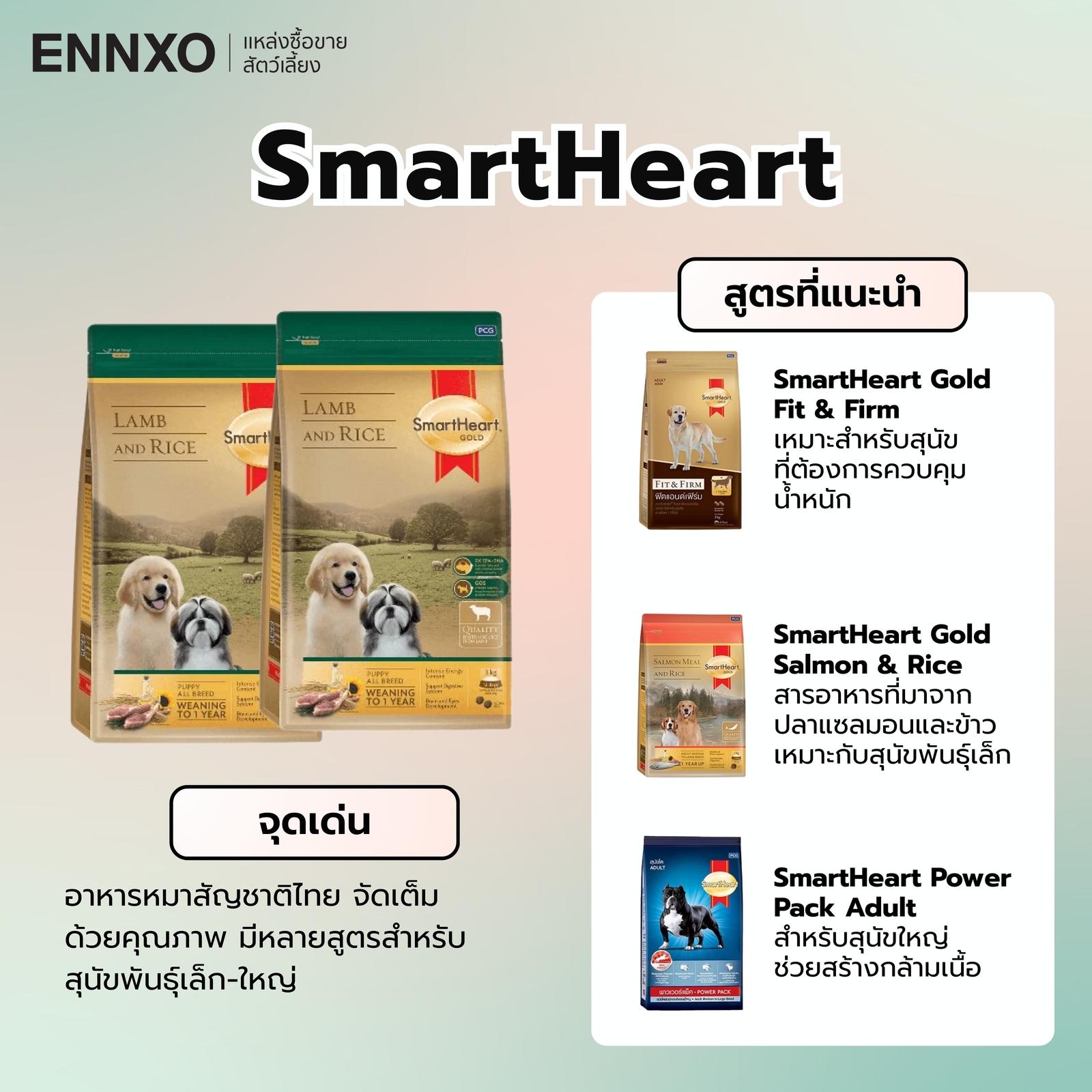 อาหารสุนัข SmartHeart
