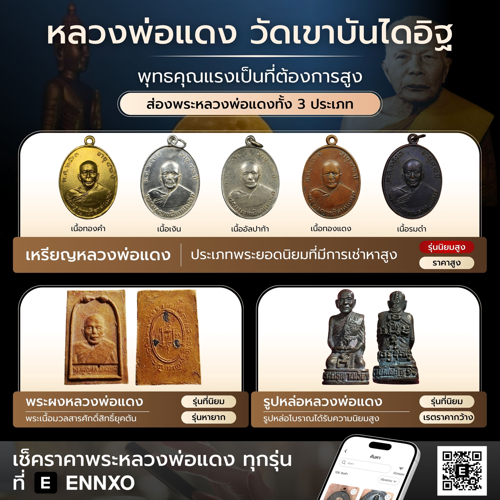 เช็คพระหลวงพ่อแดง-วัดเขาบันไดอิฐ-ฟรี