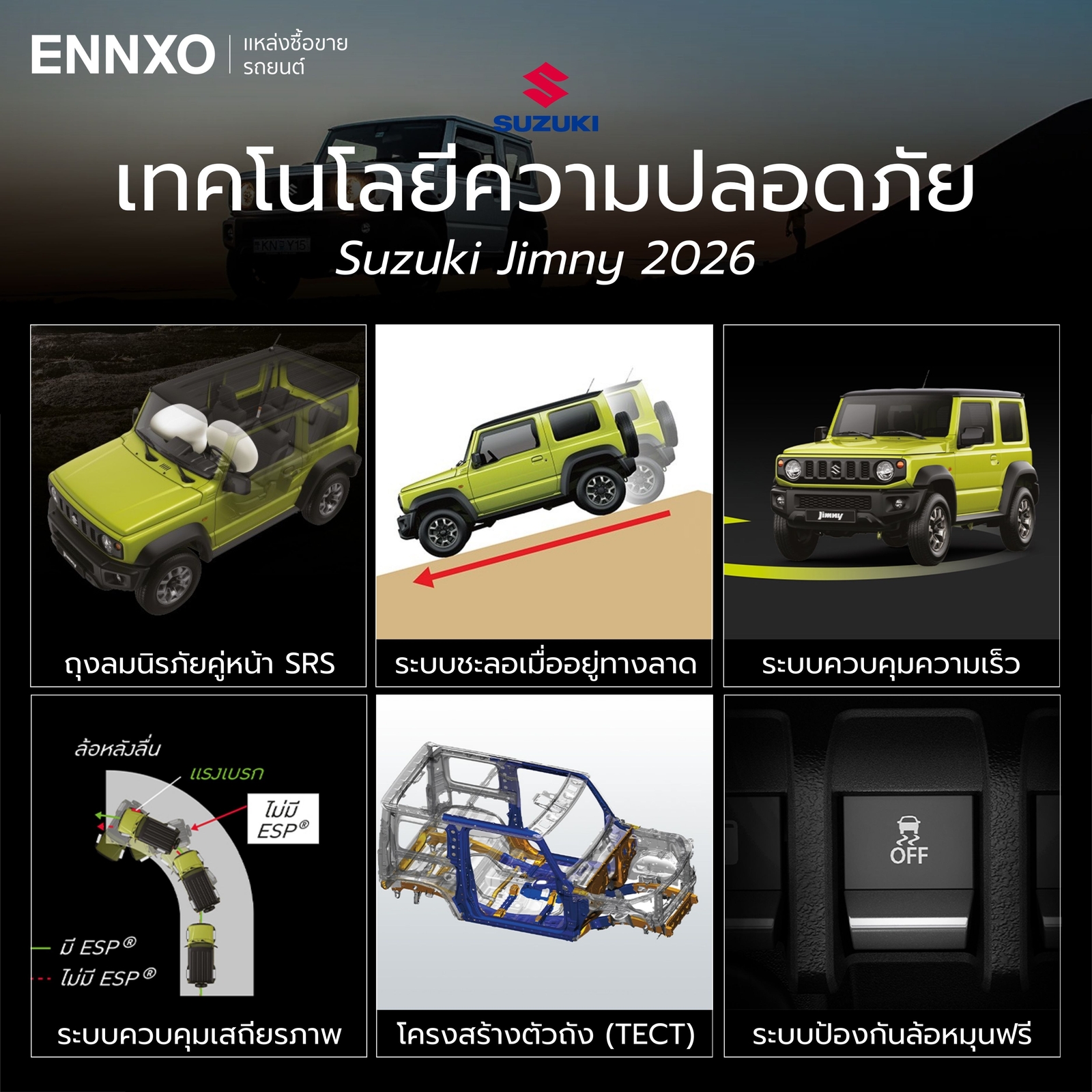 เทคโนโลยีความปลอดภัย-suzuki-jimny-2026