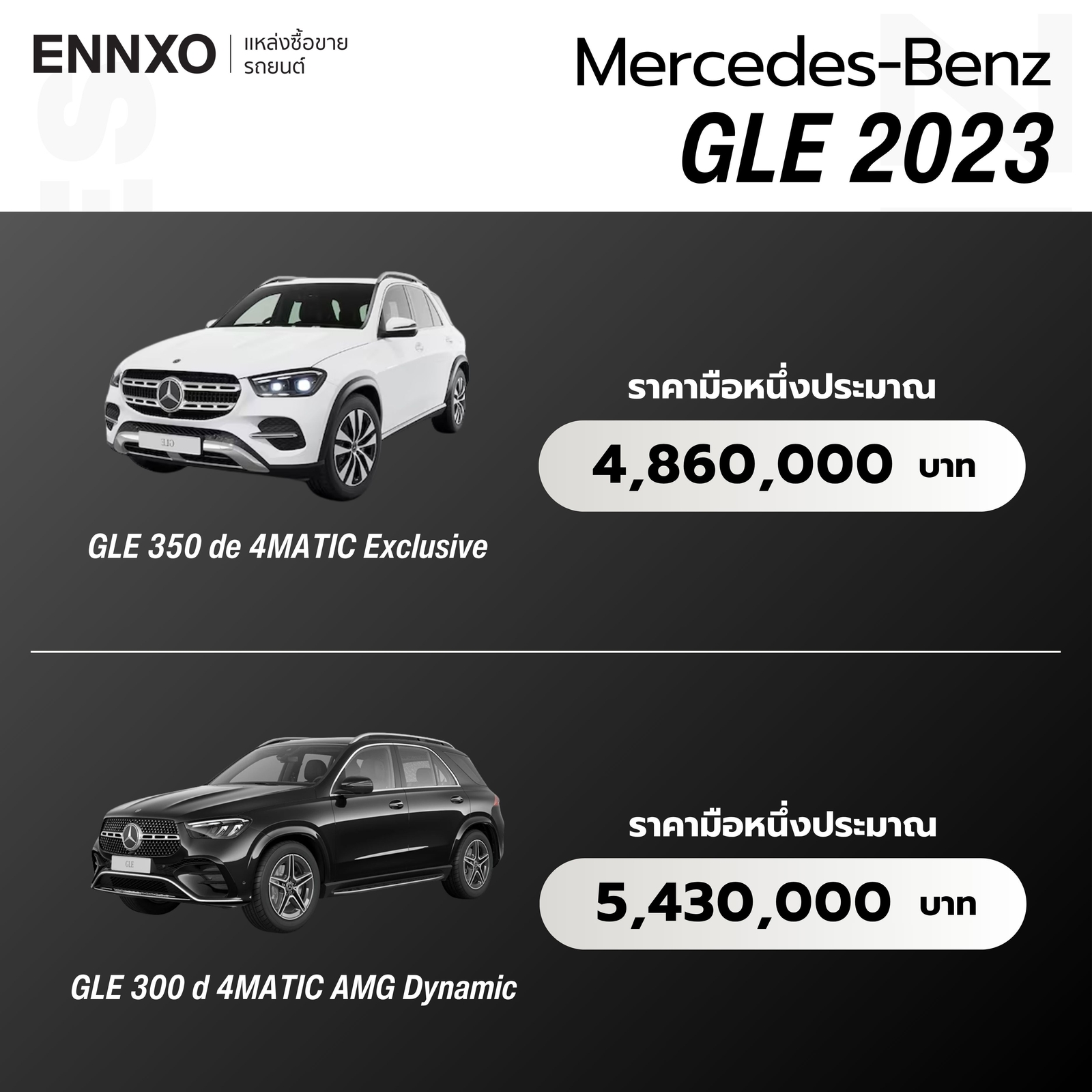 เบนซ์ GLE 2023 ราคา