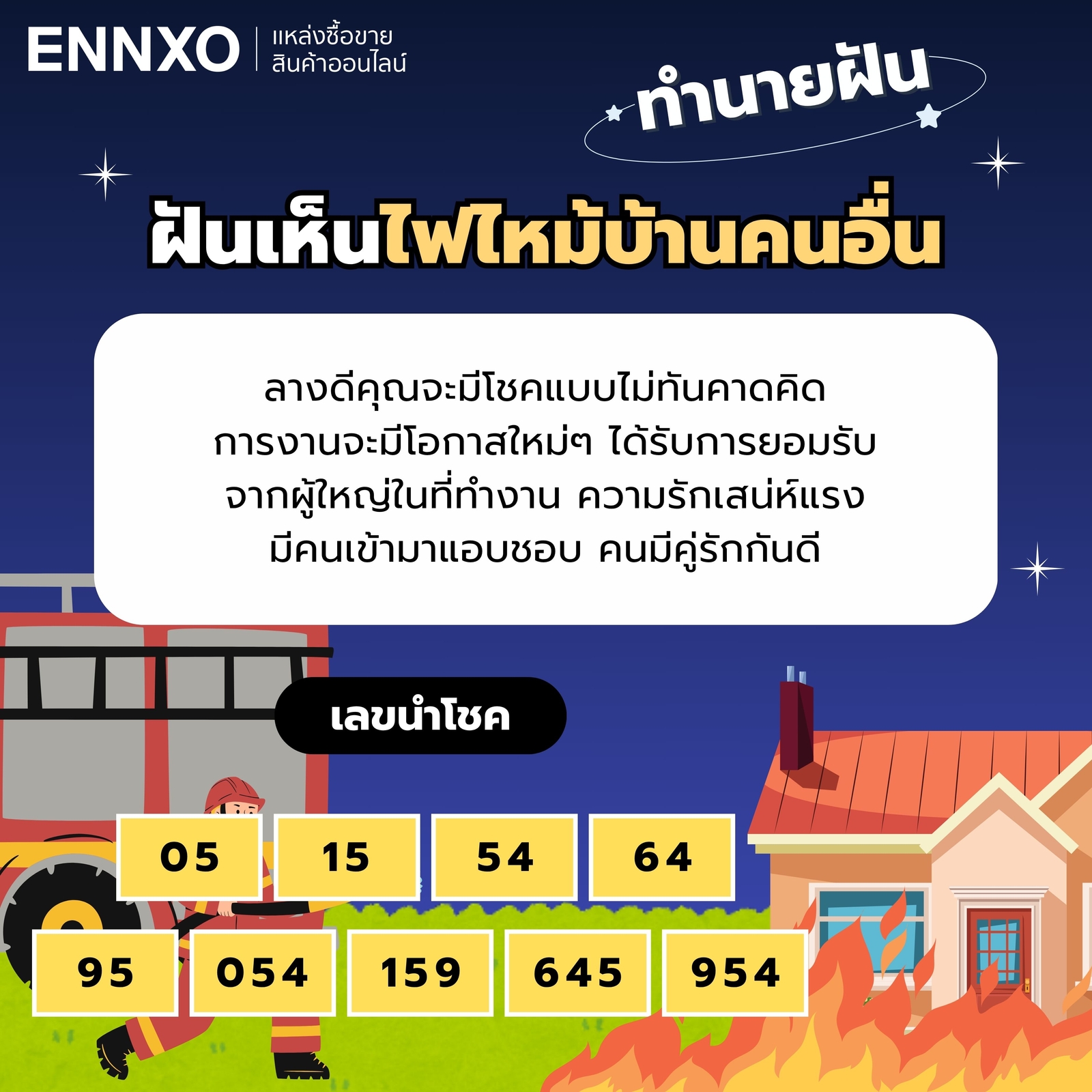 เลขเด็ด ฝันเห็นไฟไหม้บ้านคนอื่น